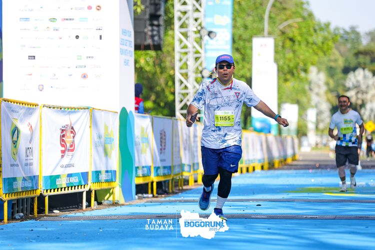 Race photo from Taman Budaya x BOGORUN 2025