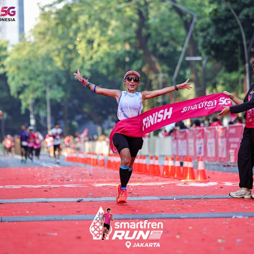 Race photo from SMARTFREN RUN 2026