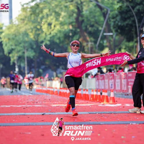 Race photo from SMARTFREN RUN 2026