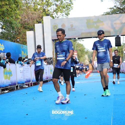 Race photo from BOGORUN 2026