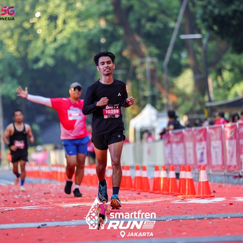 Race photo from SMARTFREN RUN 2026