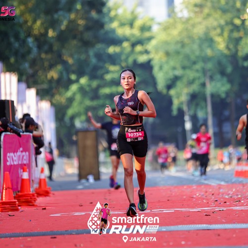 Race photo from SMARTFREN RUN 2026