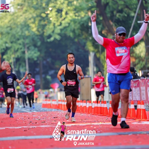 Race photo from SMARTFREN RUN 2026