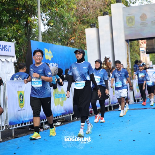 Race photo from BOGORUN 2026