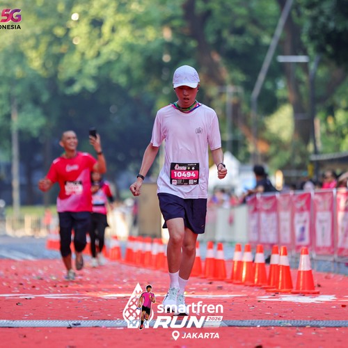 Race photo from SMARTFREN RUN 2026