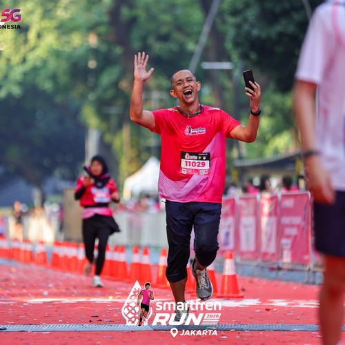 Race photo from SMARTFREN RUN 2026
