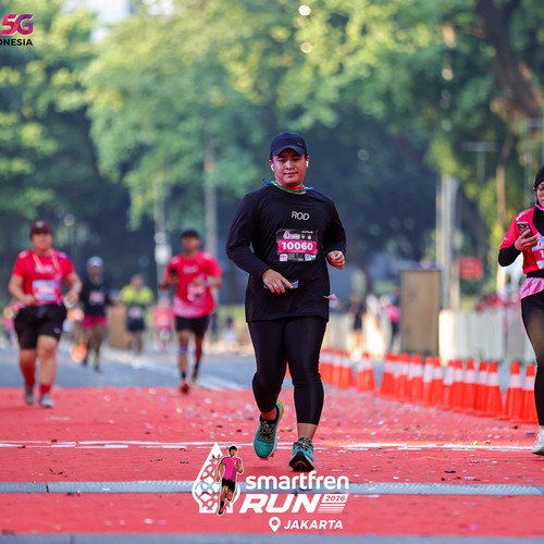 Race photo from SMARTFREN RUN 2026