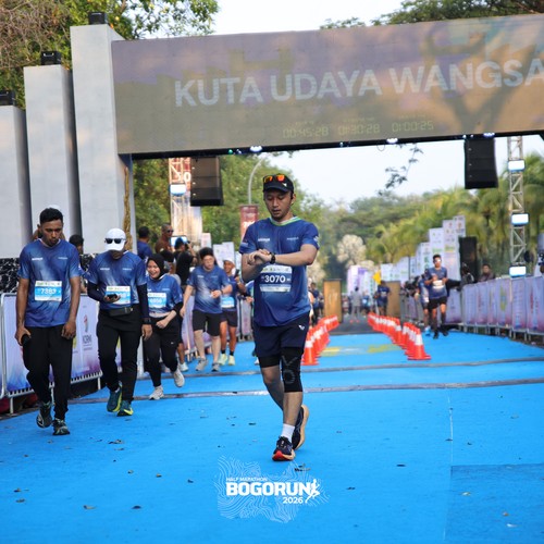 Race photo from BOGORUN 2026