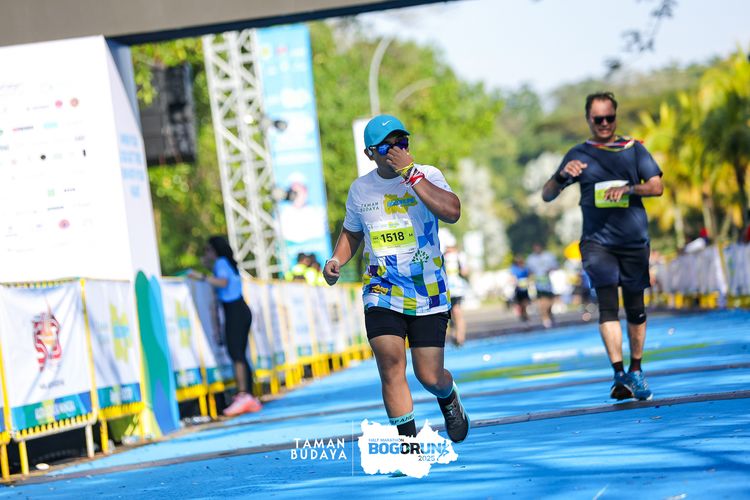 Race photo from Taman Budaya x BOGORUN 2025