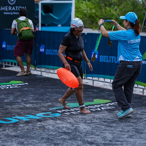 Race photo from Belitung Multisport Festival