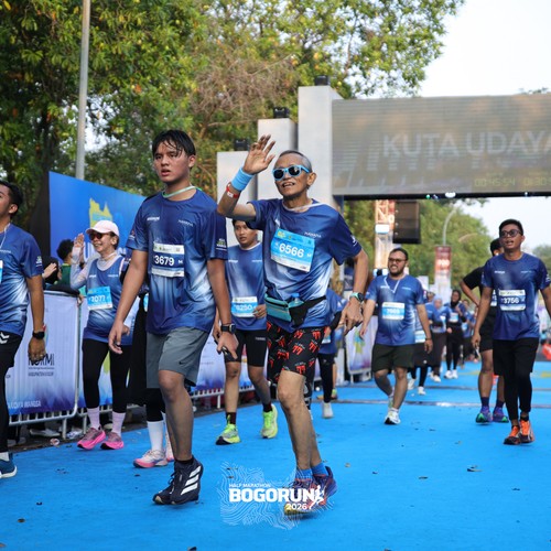 Race photo from BOGORUN 2026