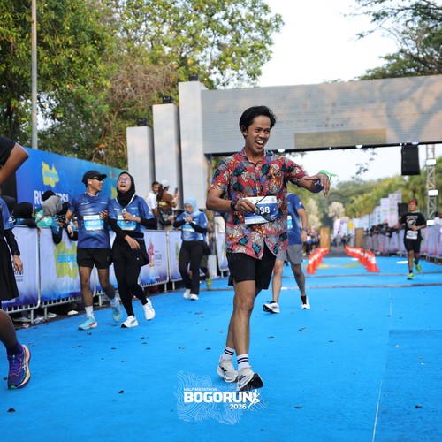 Race photo from BOGORUN 2026