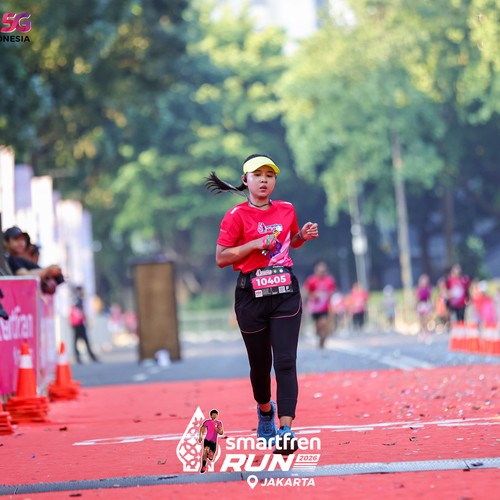 Race photo from SMARTFREN RUN 2026