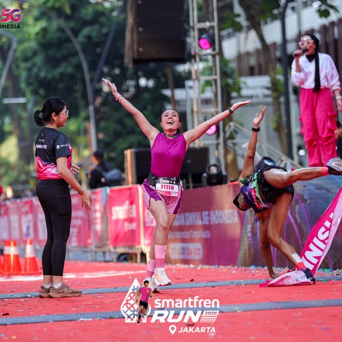 Race photo from SMARTFREN RUN 2026