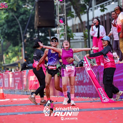 Race photo from SMARTFREN RUN 2026