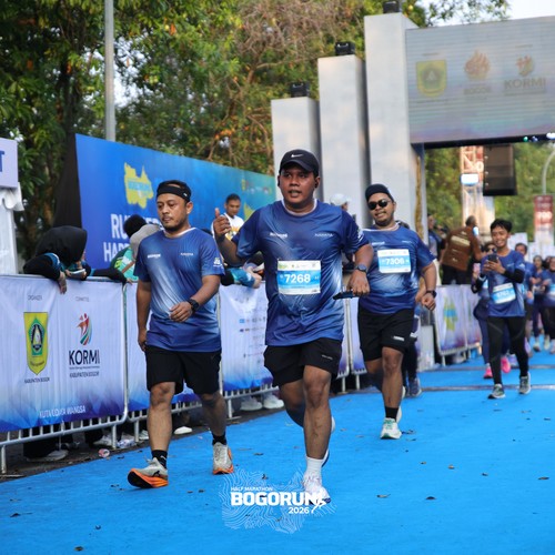 Race photo from BOGORUN 2026