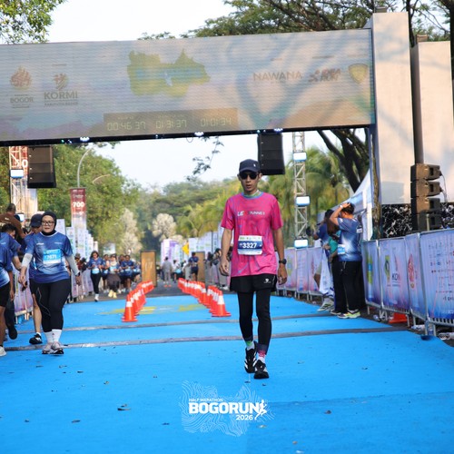 Race photo from BOGORUN 2026