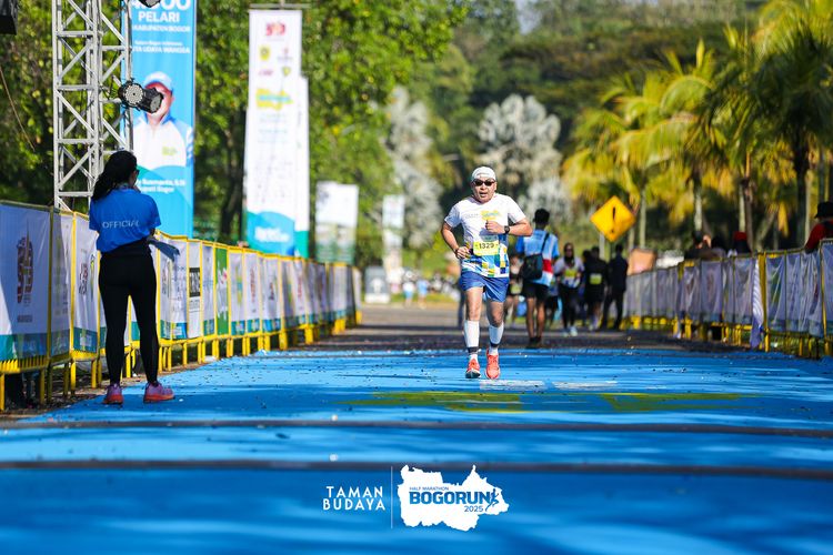 Race photo from Taman Budaya x BOGORUN 2025