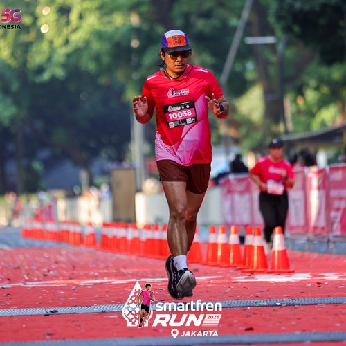 Race photo from SMARTFREN RUN 2026