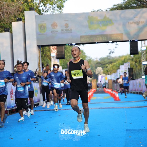 Race photo from BOGORUN 2026