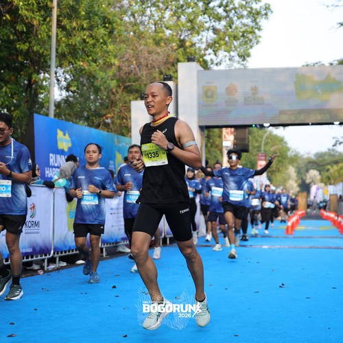 Race photo from BOGORUN 2026
