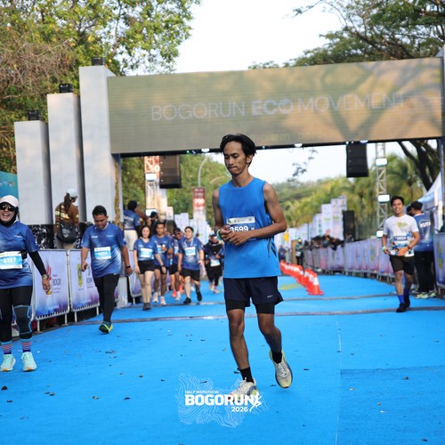 Race photo from BOGORUN 2026