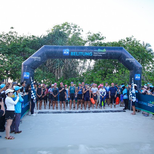 Race photo from Belitung Multisport Festival