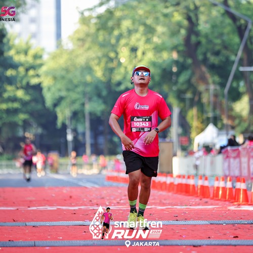 Race photo from SMARTFREN RUN 2026