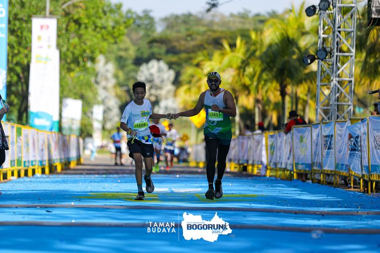 Race photo from Taman Budaya x BOGORUN 2025