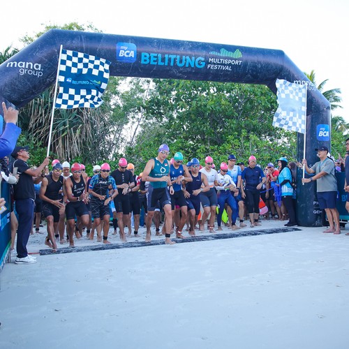 Race photo from Belitung Multisport Festival