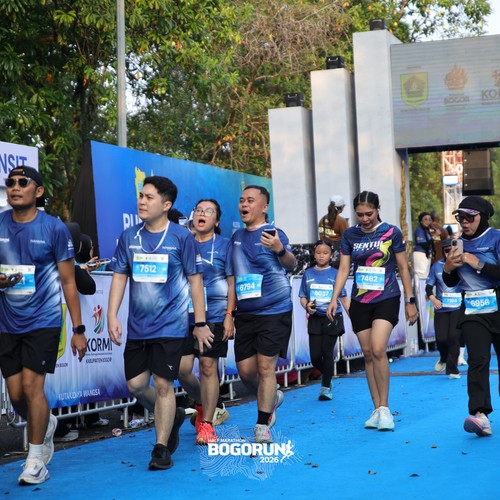 Race photo from BOGORUN 2026