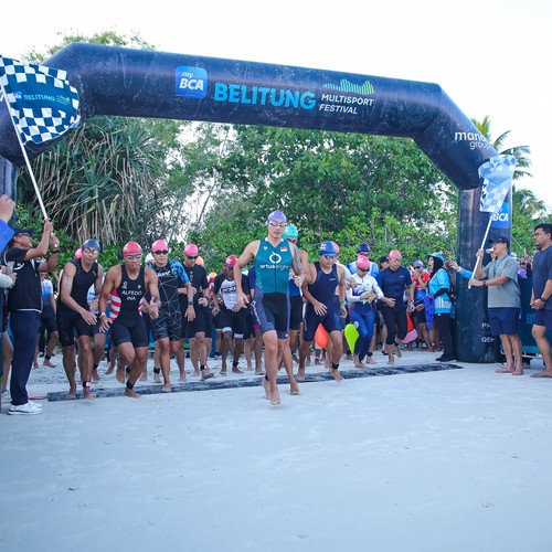 Race photo from Belitung Multisport Festival