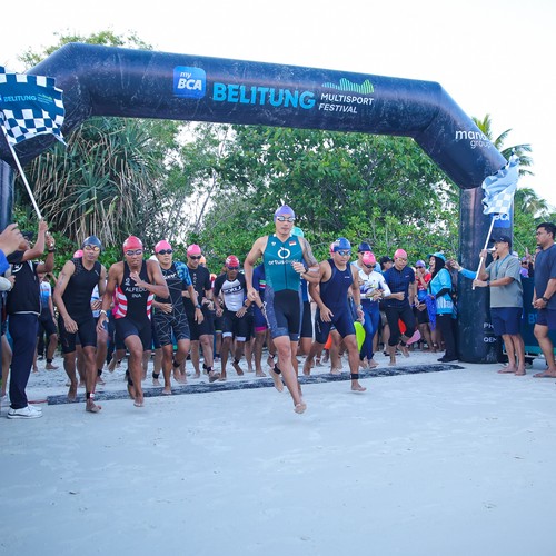 Race photo from Belitung Multisport Festival