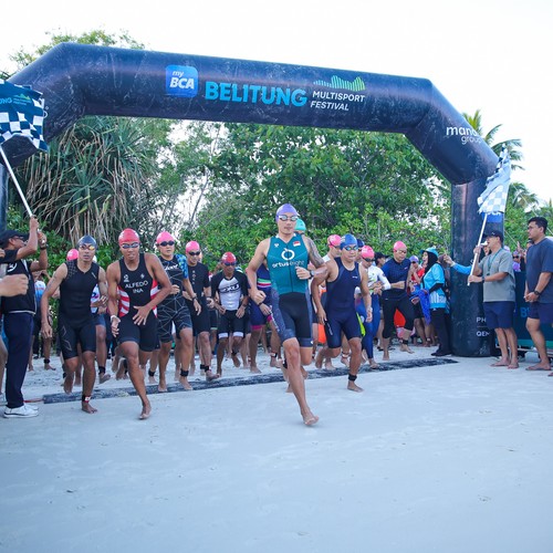 Race photo from Belitung Multisport Festival
