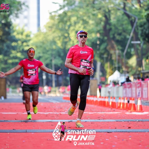 Race photo from SMARTFREN RUN 2026