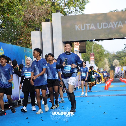 Race photo from BOGORUN 2026