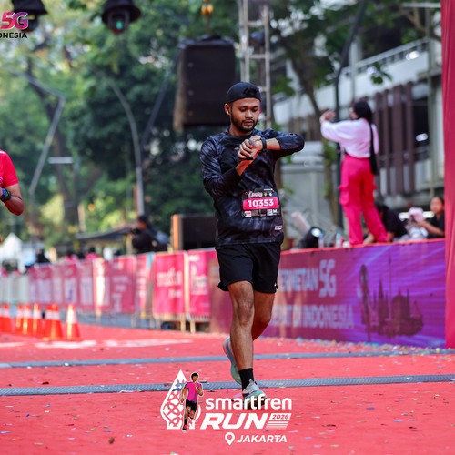 Race photo from SMARTFREN RUN 2026