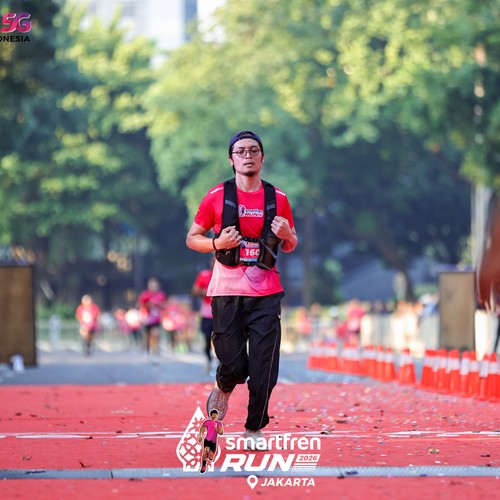 Race photo from SMARTFREN RUN 2026