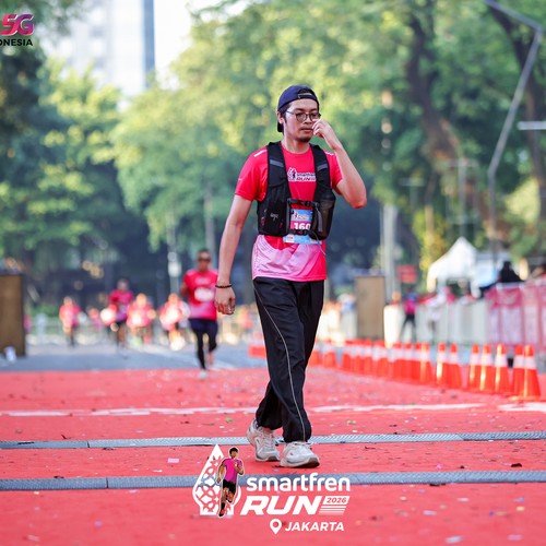 Race photo from SMARTFREN RUN 2026