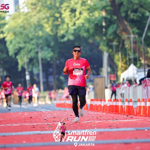 Race photo from SMARTFREN RUN 2026