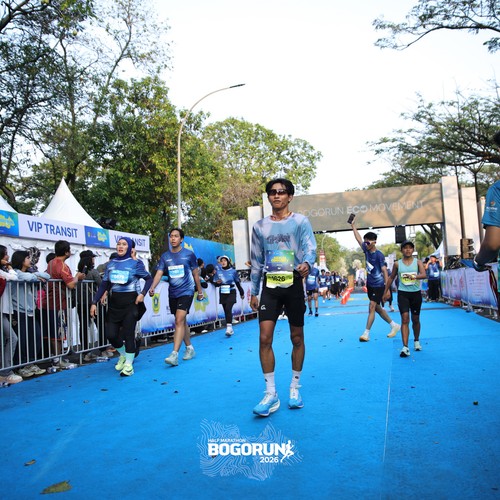 Race photo from BOGORUN 2026