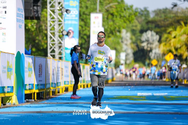 Race photo from Taman Budaya x BOGORUN 2025