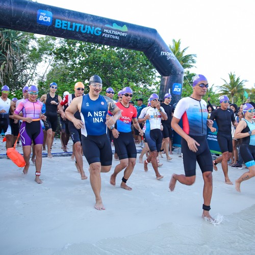 Race photo from Belitung Multisport Festival
