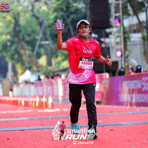 Race photo from SMARTFREN RUN 2026