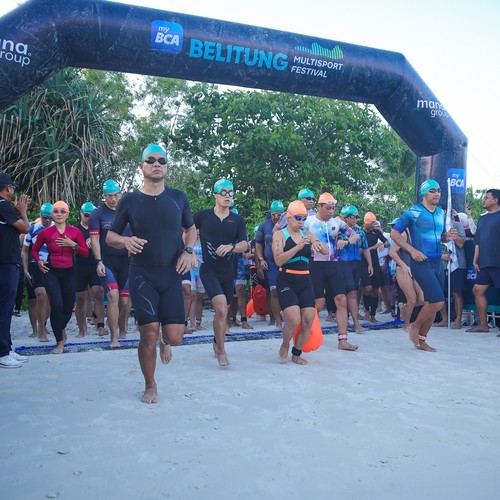 Race photo from Belitung Multisport Festival