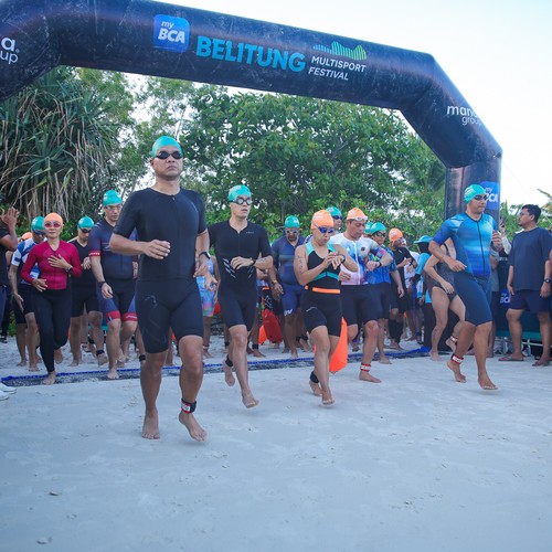 Race photo from Belitung Multisport Festival