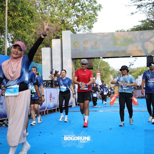 Race photo from BOGORUN 2026