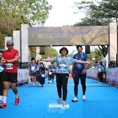 Race photo from BOGORUN 2026
