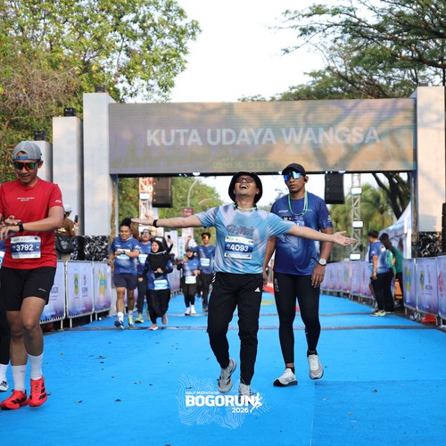 Race photo from BOGORUN 2026