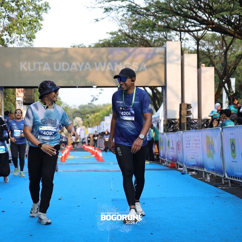 Race photo from BOGORUN 2026